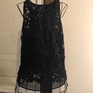 EXPRESS Black Lacey tank